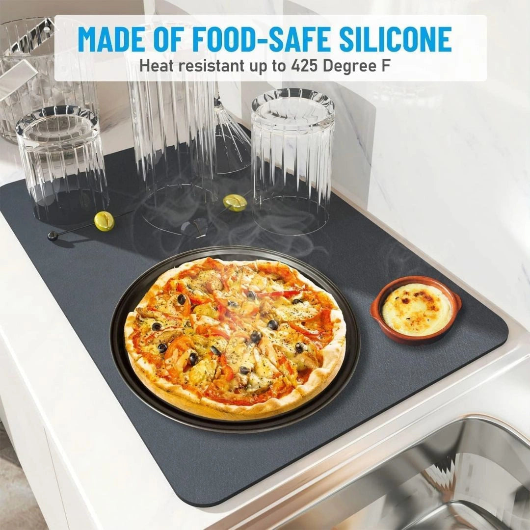 Rubber Water Absorbent Square Drying Mat (Buy 1 Get 1 Free)