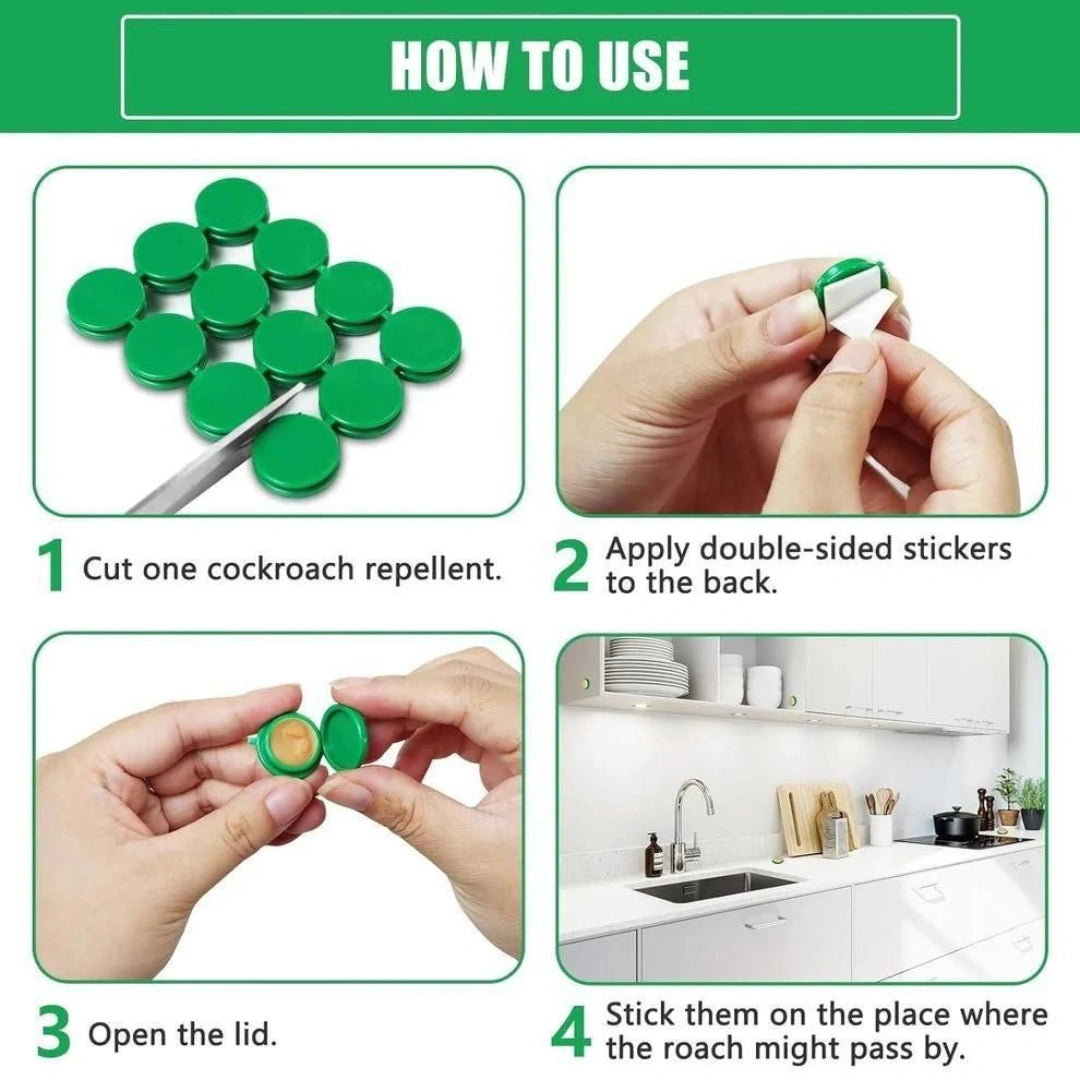 Cockroach Killer Gel(12Pcs) (Buy 1 Get 1 Free)