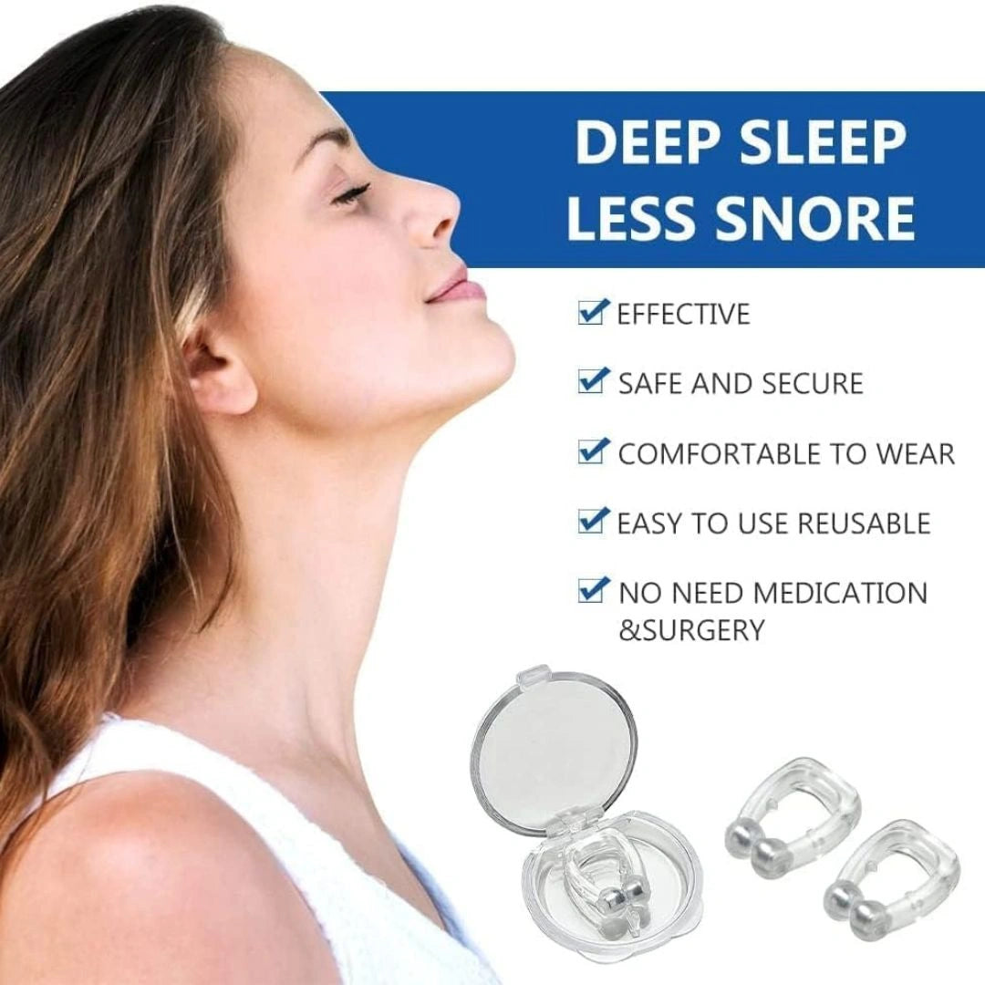 Anti Snore Nose Clip (Buy 1 Get 1 Free)