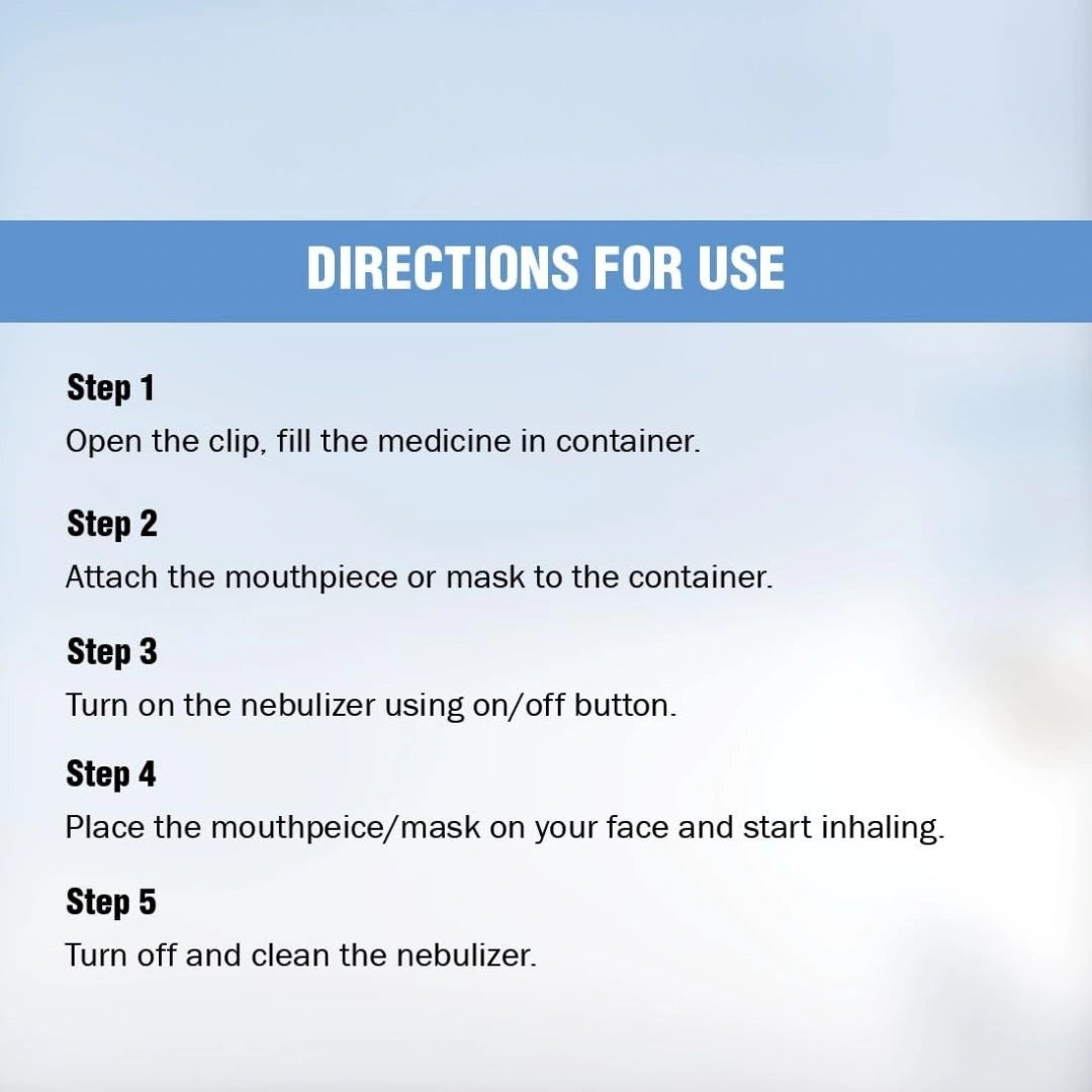 Portable Mesh Nebulizer for Adults and Kids