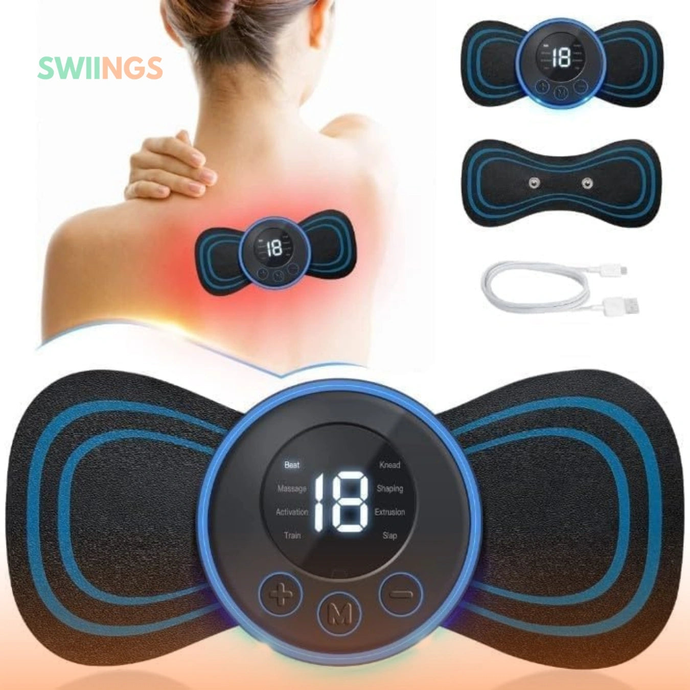Mini Body Massager Machine for Pain Relief