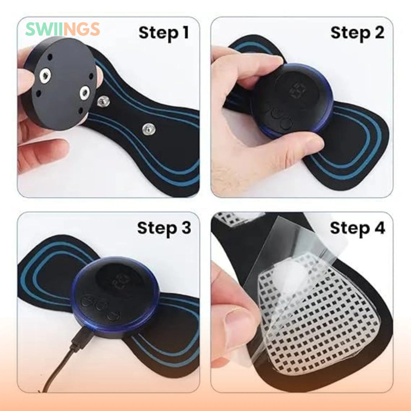 Mini Body Massager Machine for Pain Relief