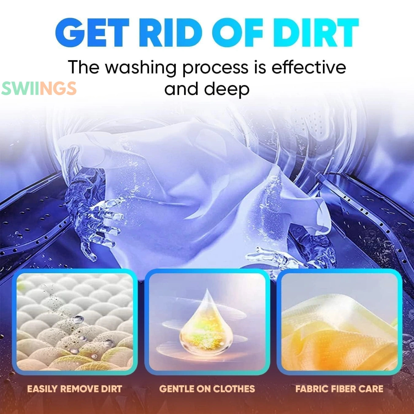 Folding Mini Washing Machine With Deep Dryer Cleaning