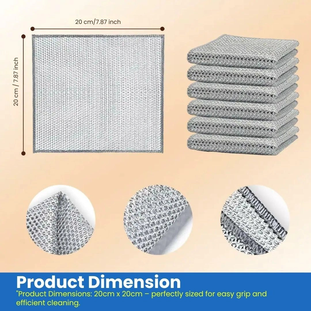 Multifunctional Non Scratch Wire Dishcloth (Buy 10 Get 10 Free)