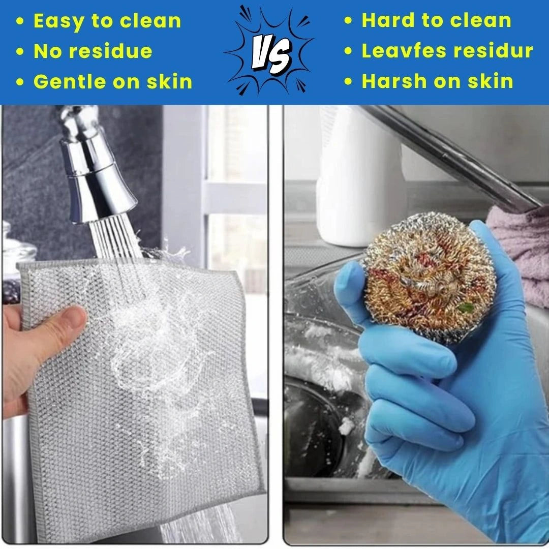 Multifunctional Non Scratch Wire Dishcloth (Buy 10 Get 10 Free)
