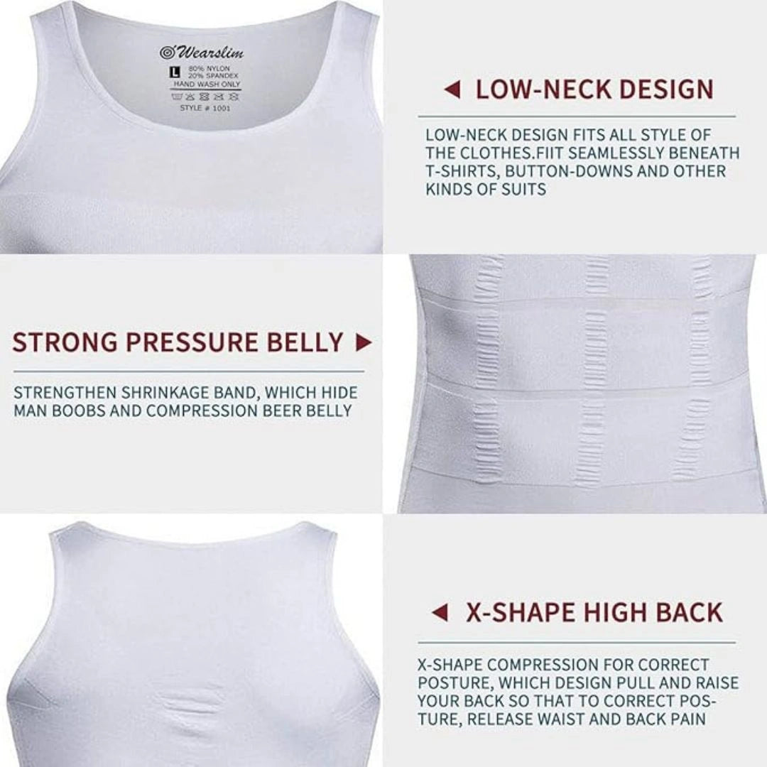 Men’s Slimming Compression Vest – Instant Confidence Booster