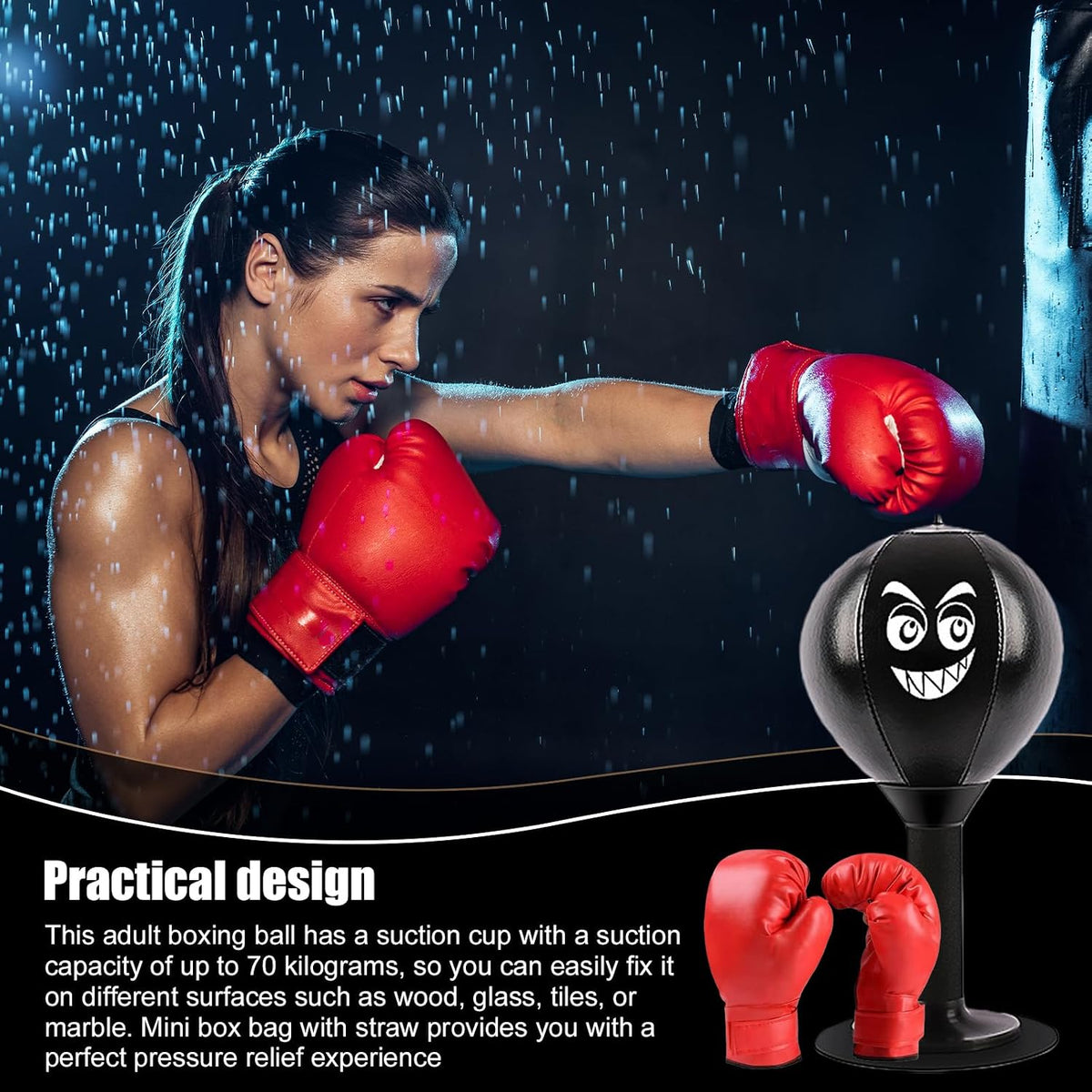 Punching Bag Mini Suction Cup