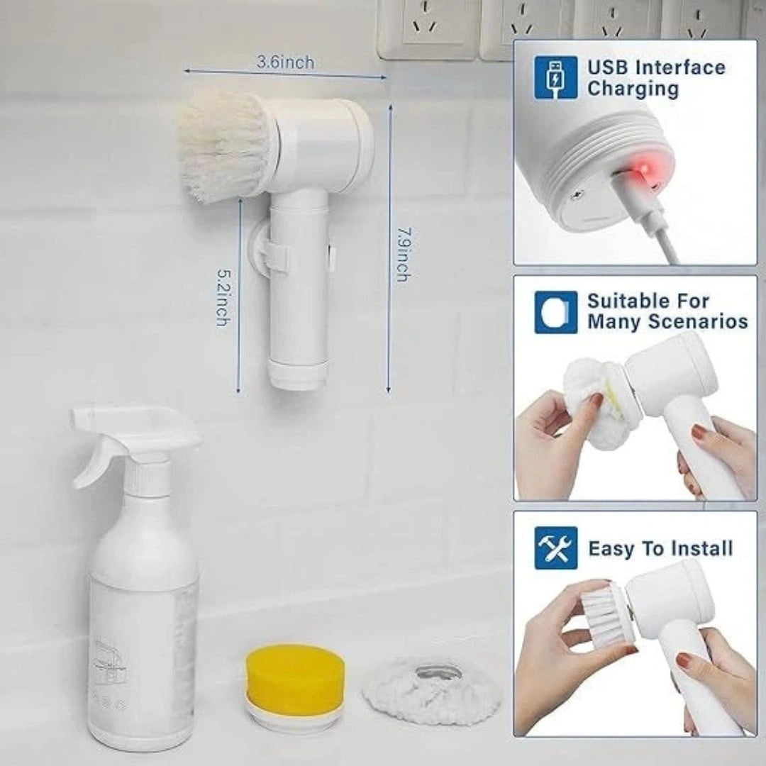 5 in 1 Wireless Electric Cleaning Brush
