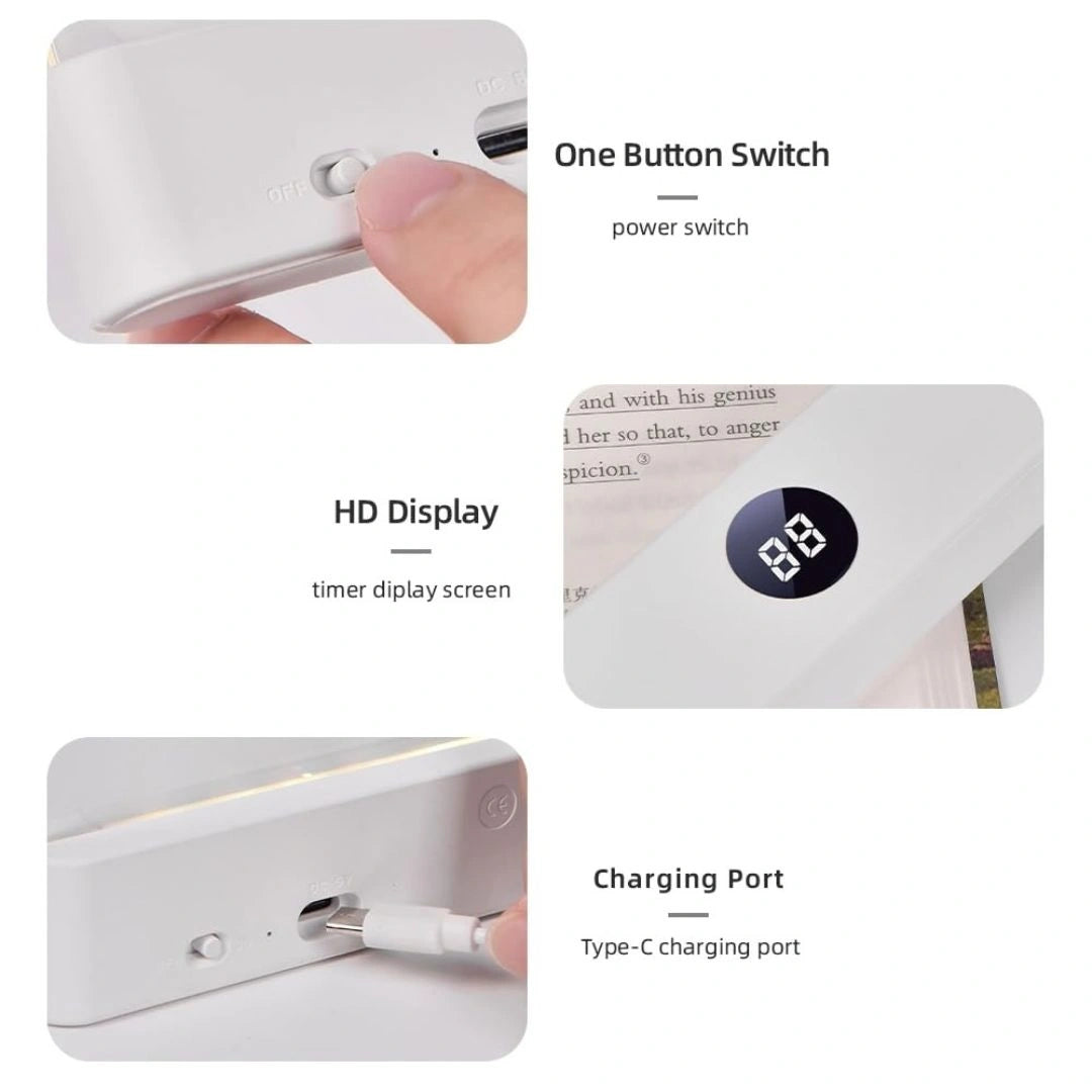 LED Flat Book Lights for Reading in Bed at Night