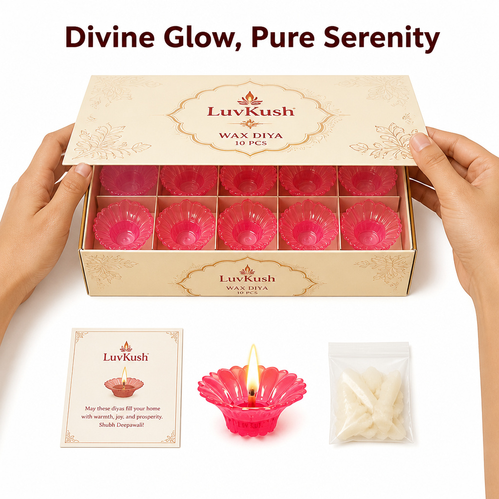 3D Reflection Oil Diya (Set Of 12 Pcs)
