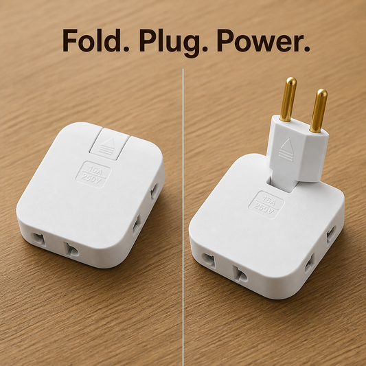 3-in-1 Foldable Plug