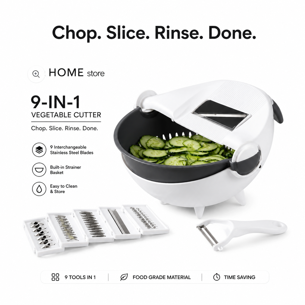 9-in-1 Smart Vegetable Cutter