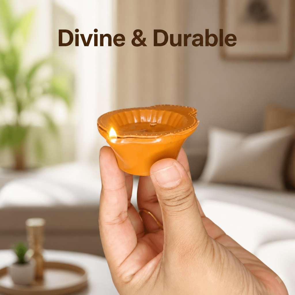 Water-Activated Light Diya(Set Of 6 Pcs)