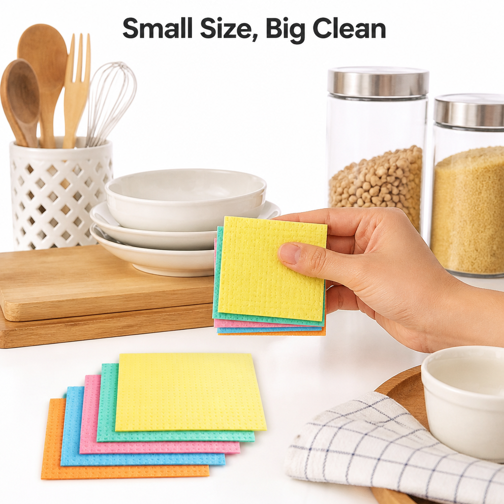 Reusable Sponge Wipes(Pack of 5)