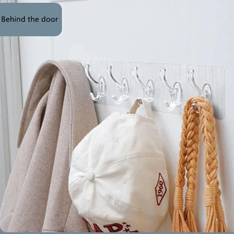 Adhesive Transparent Heavy Duty Wall Hook(Buy 1 Get 1 Free)