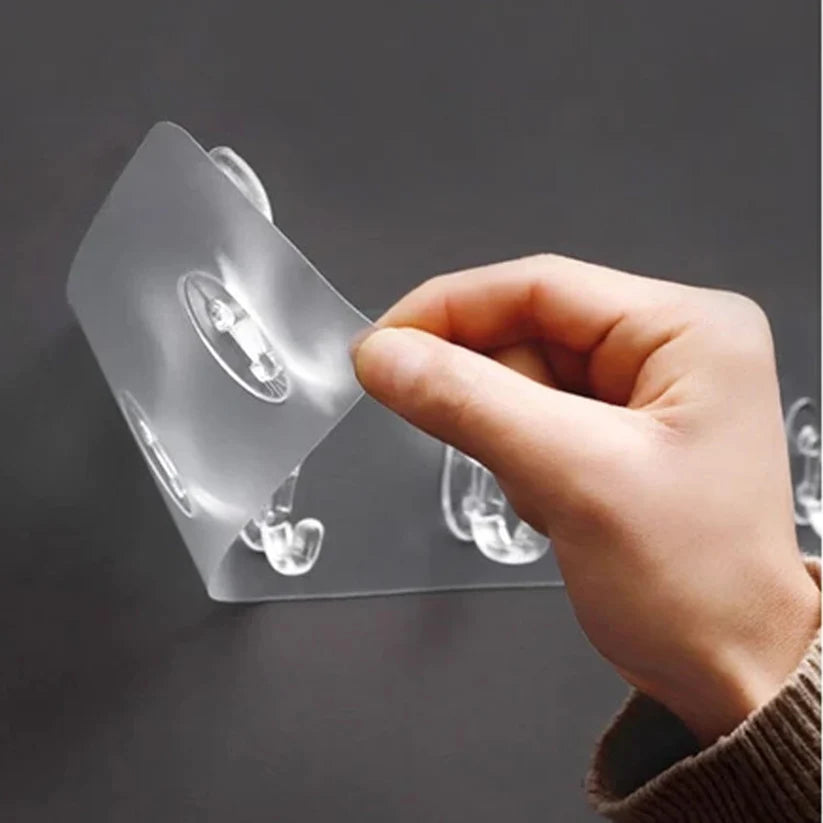 Adhesive Transparent Heavy Duty Wall Hook(Buy 1 Get 1 Free)