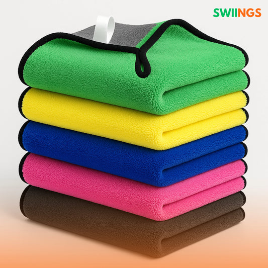 Microfiber Towel Cloth ( Premium GSM High Quality ) ( Set of 2 )