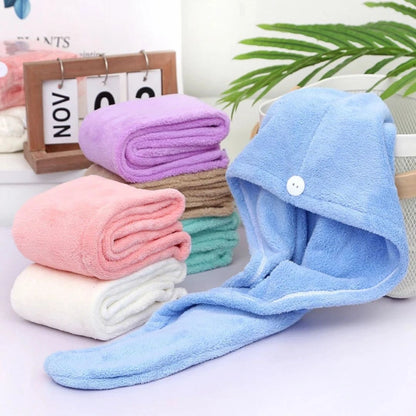 Hair Dry Turban Microfiber Towel