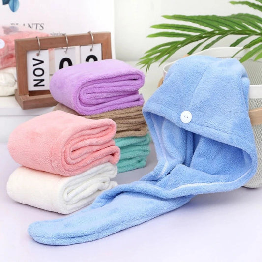 Hair Dry Turban Microfiber Towel