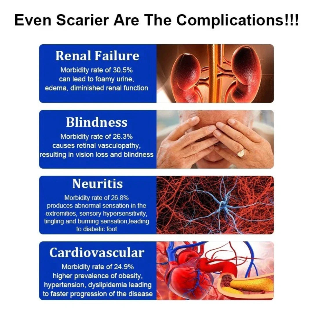 Diabetes Control Wooden Water Glass.