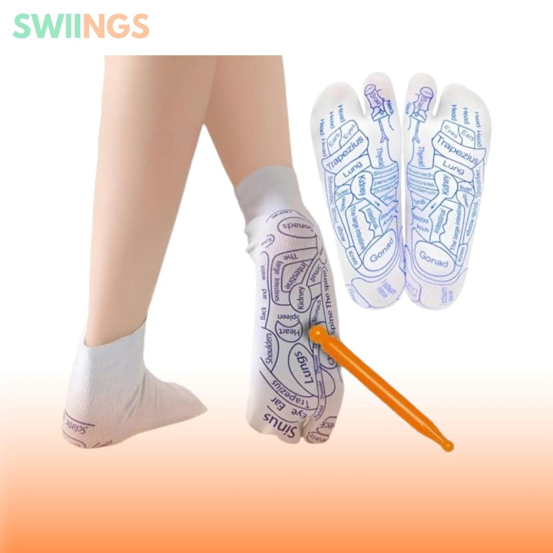 Acupressure Reflexology Socks With Massage