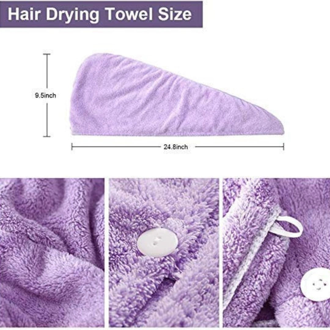Hair Dry Turban Microfiber Towel