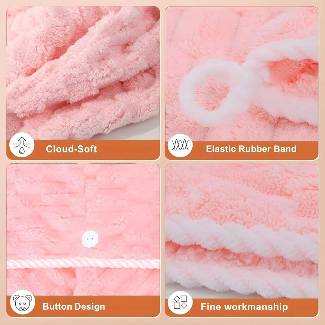 Hair Dry Turban Microfiber Towel