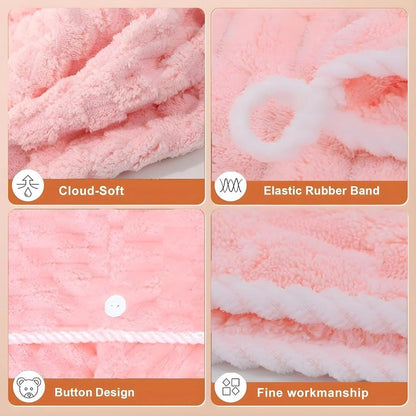 Hair Dry Turban Microfiber Towel