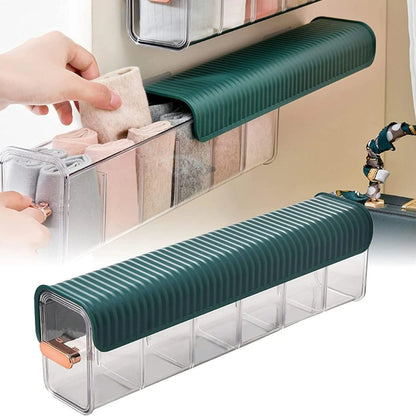Wall Mounted Underwear & Socks Organizer 6 Cell