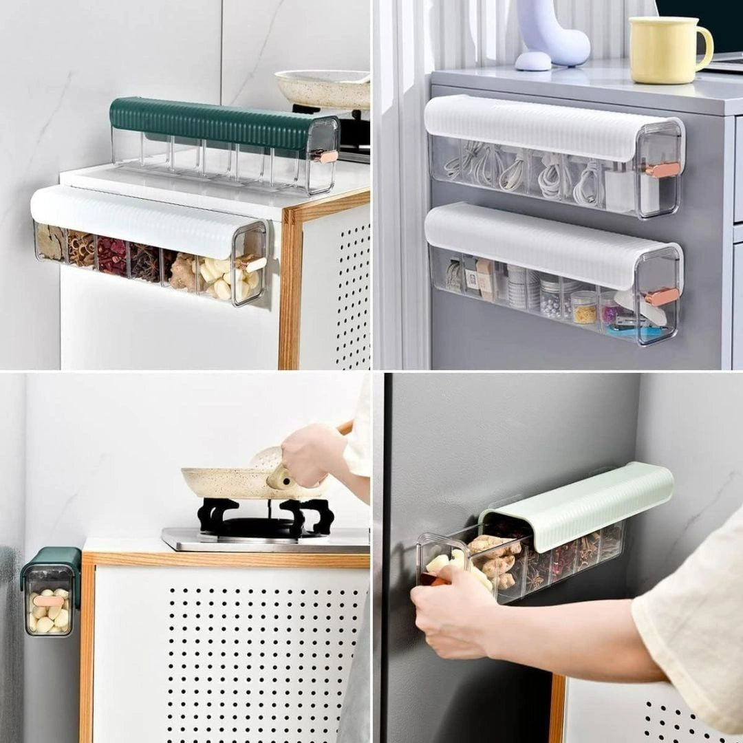 Wall Mounted Underwear & Socks Organizer 6 Cell