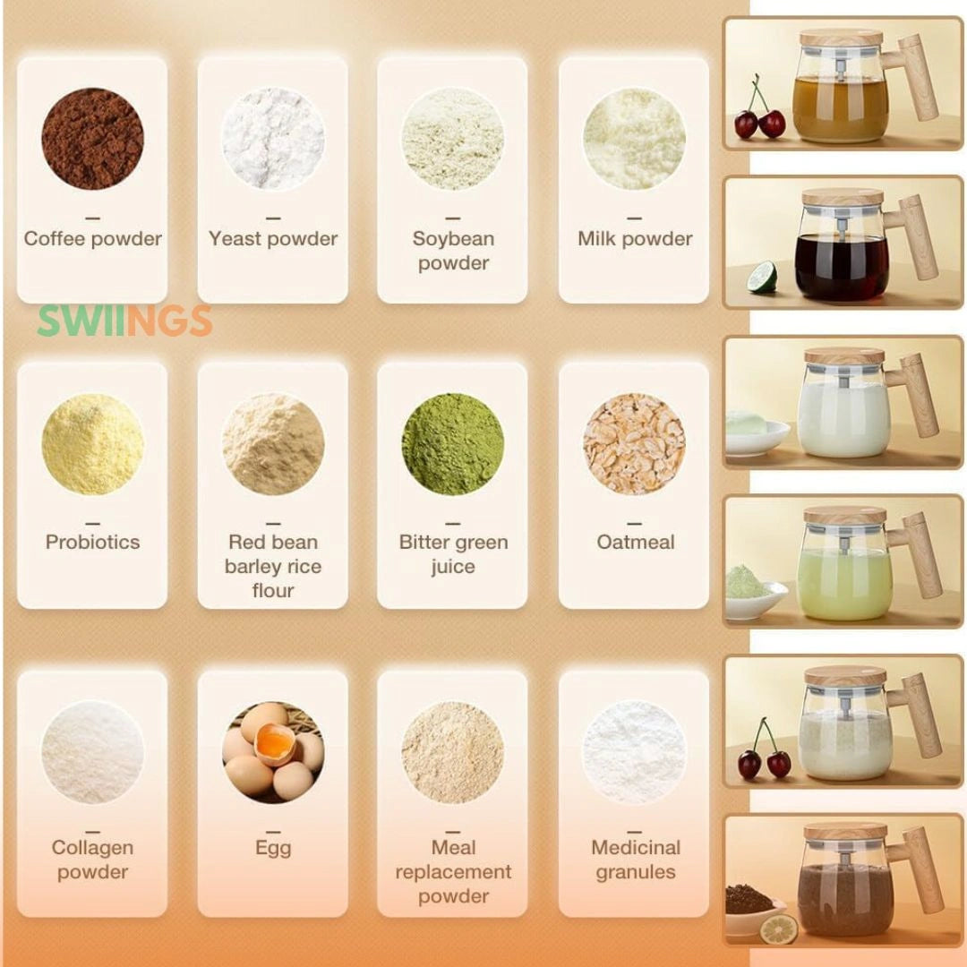 Electric Self Mixing Coffee & Protein Shake Mug