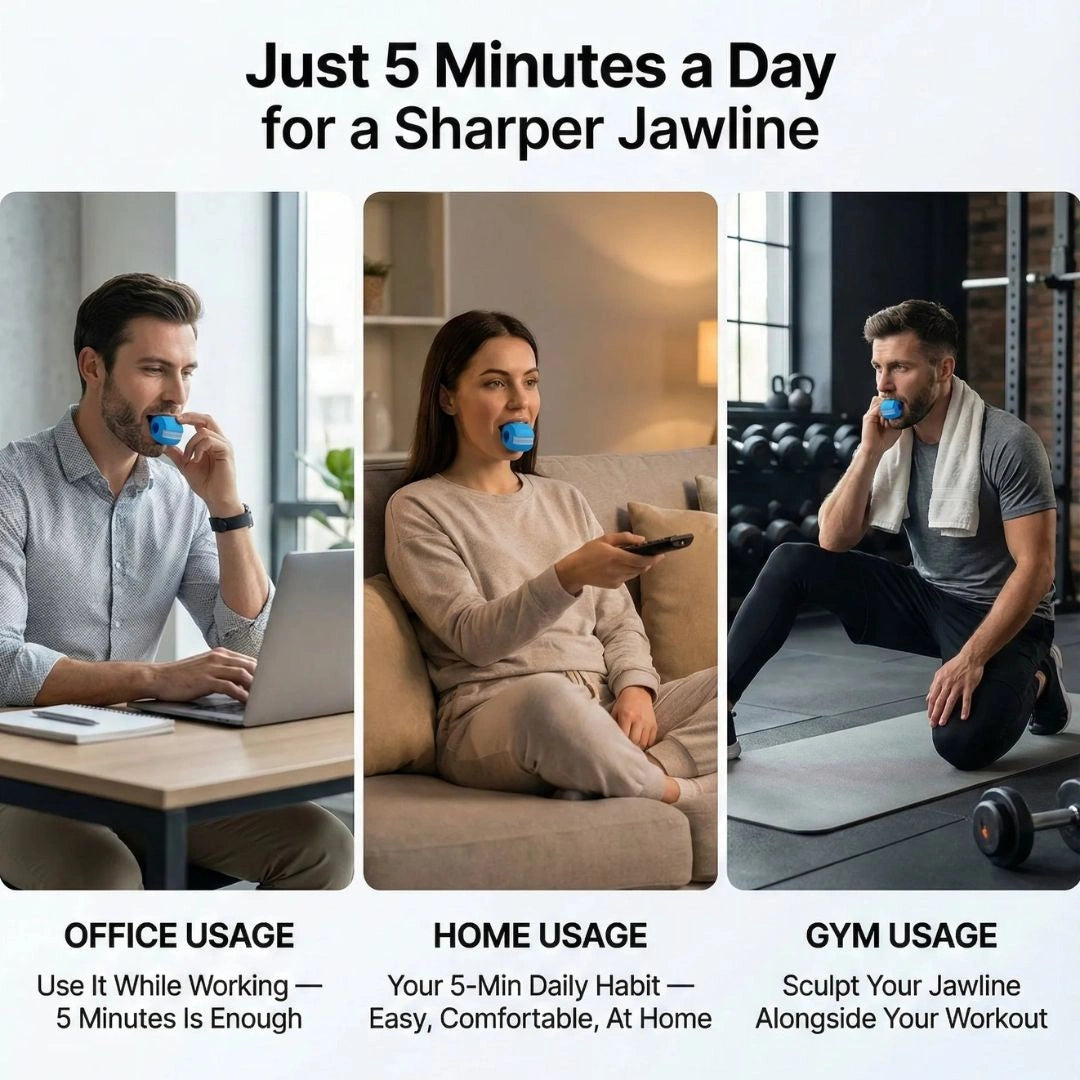 Premium Jawline Exerciser Tool(Buy 1 Get 1 Free)