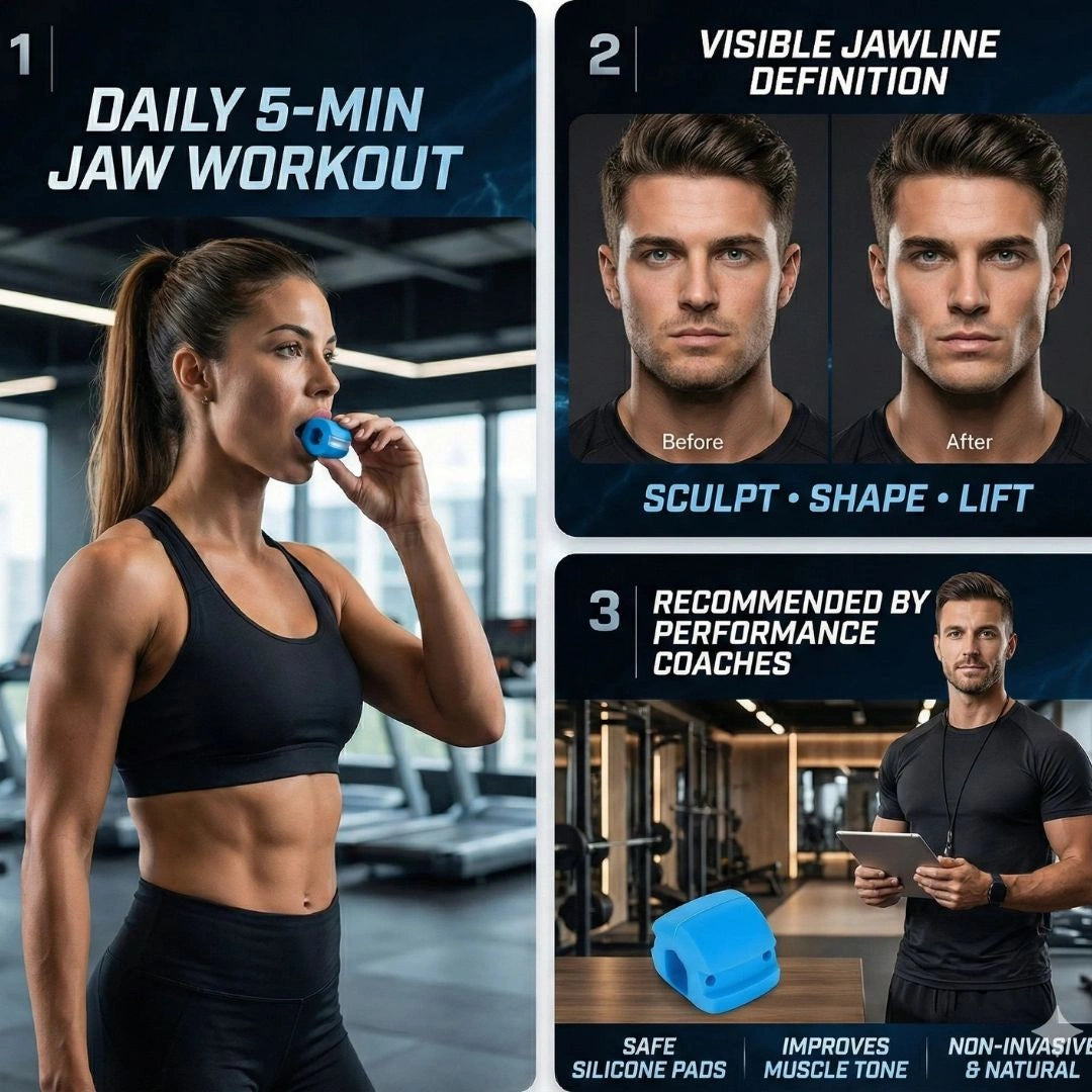 Premium Jawline Exerciser Tool(Buy 1 Get 1 Free)