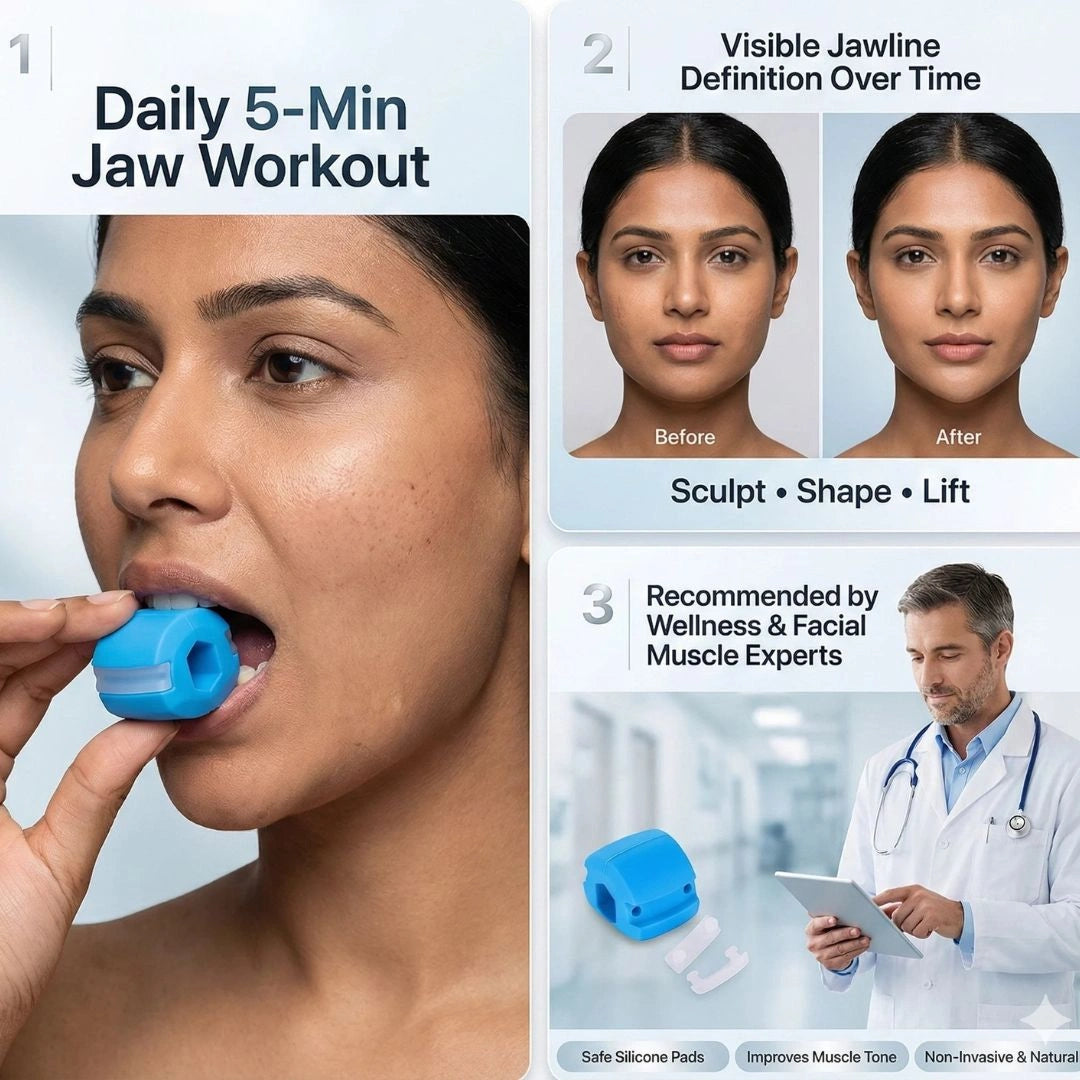 Premium Jawline Exerciser Tool(Buy 1 Get 1 Free)