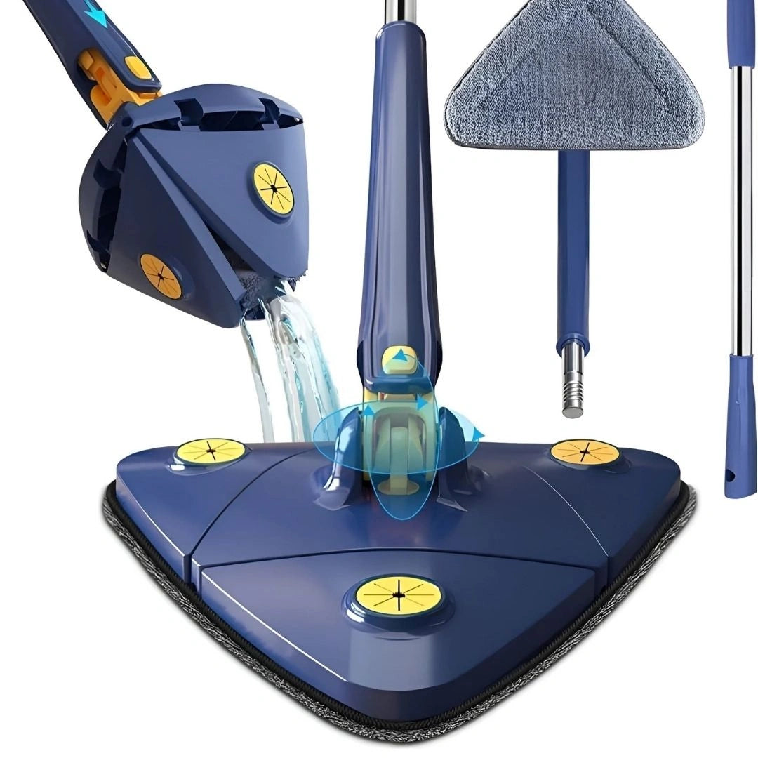 Squeezing 360 Triangle Cleaning Mop