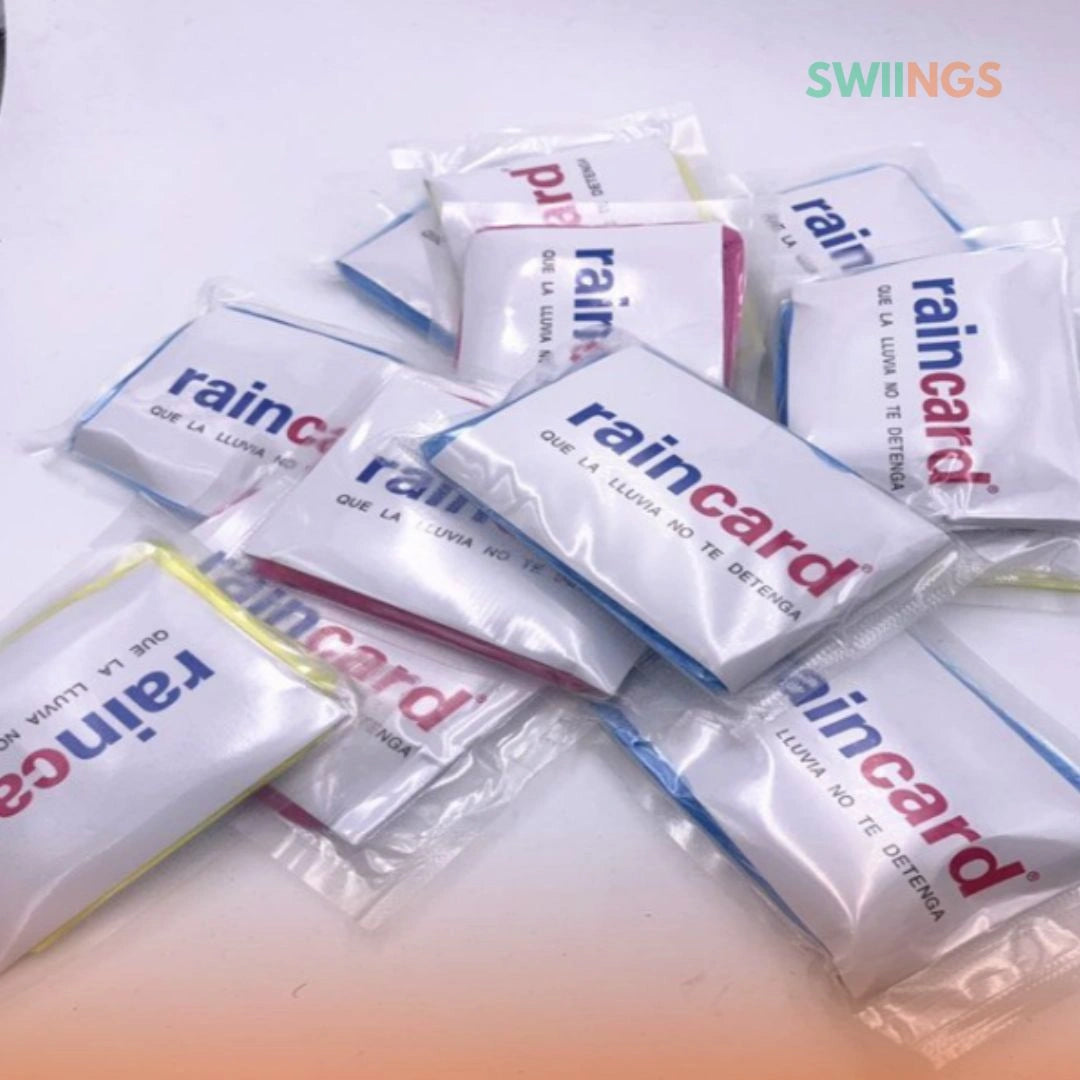 Pocket Rain card for Emergency use (50% Off Today) (5pcs)