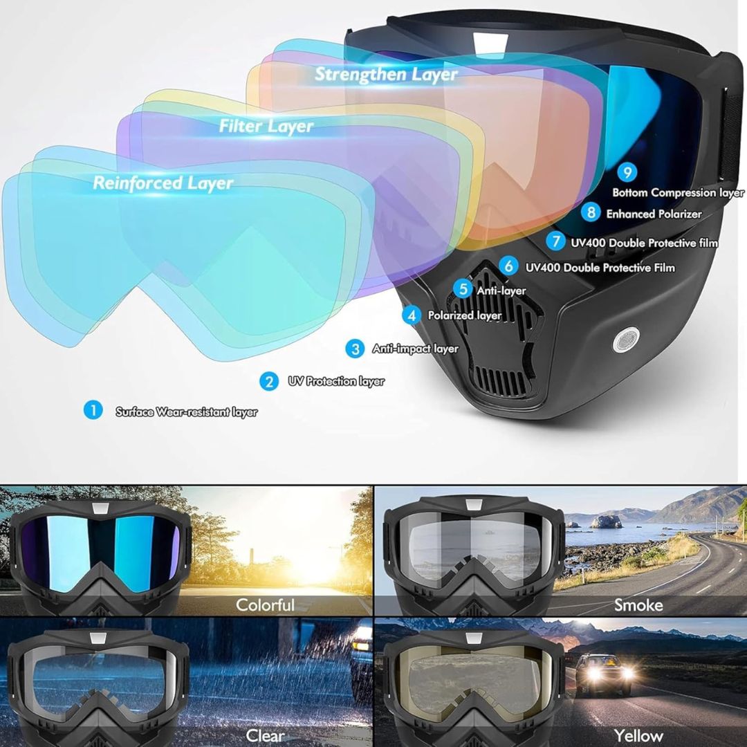 Motorcycle Goggle Mask For Bikers