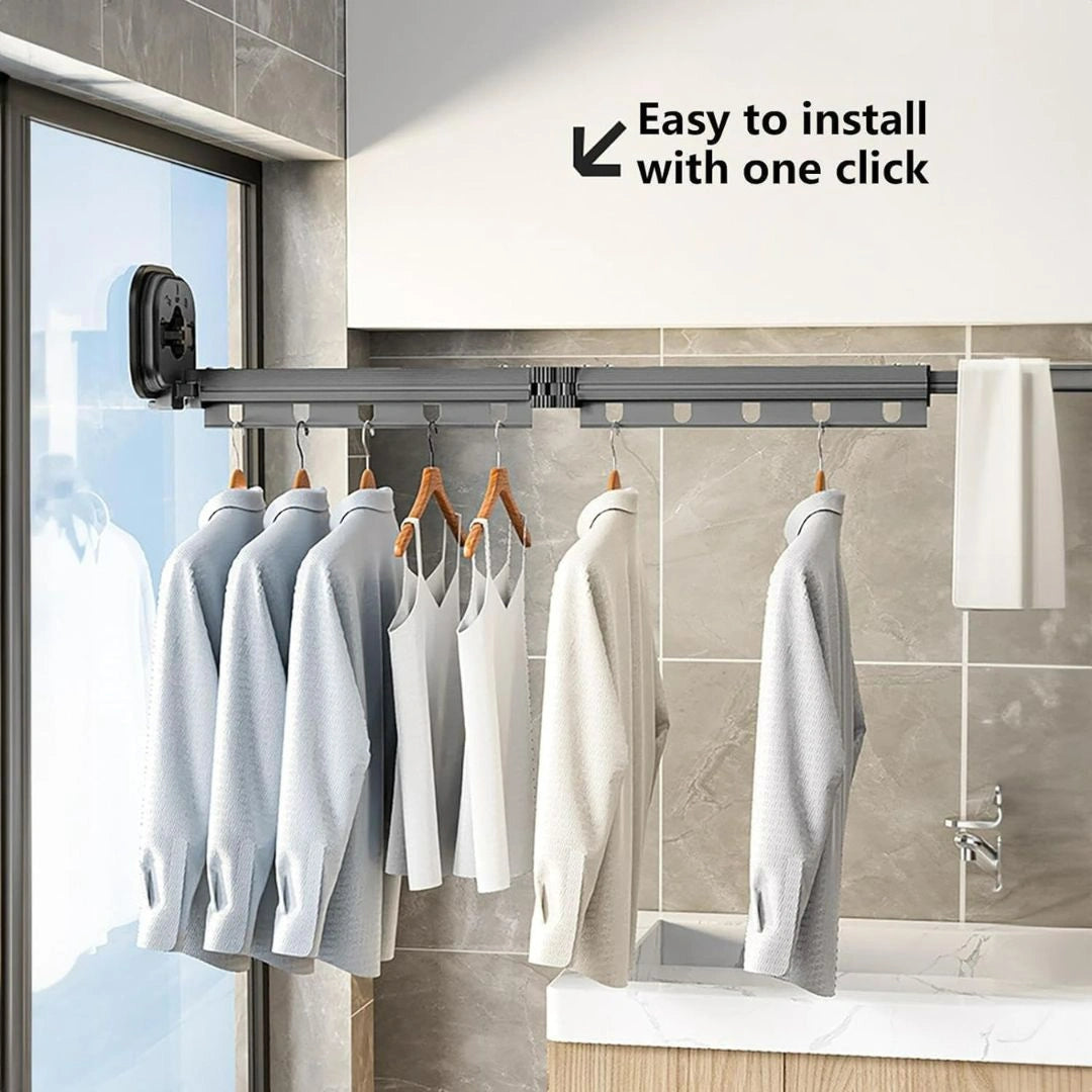 Clothes Drying Rack (Suction Cup Type)