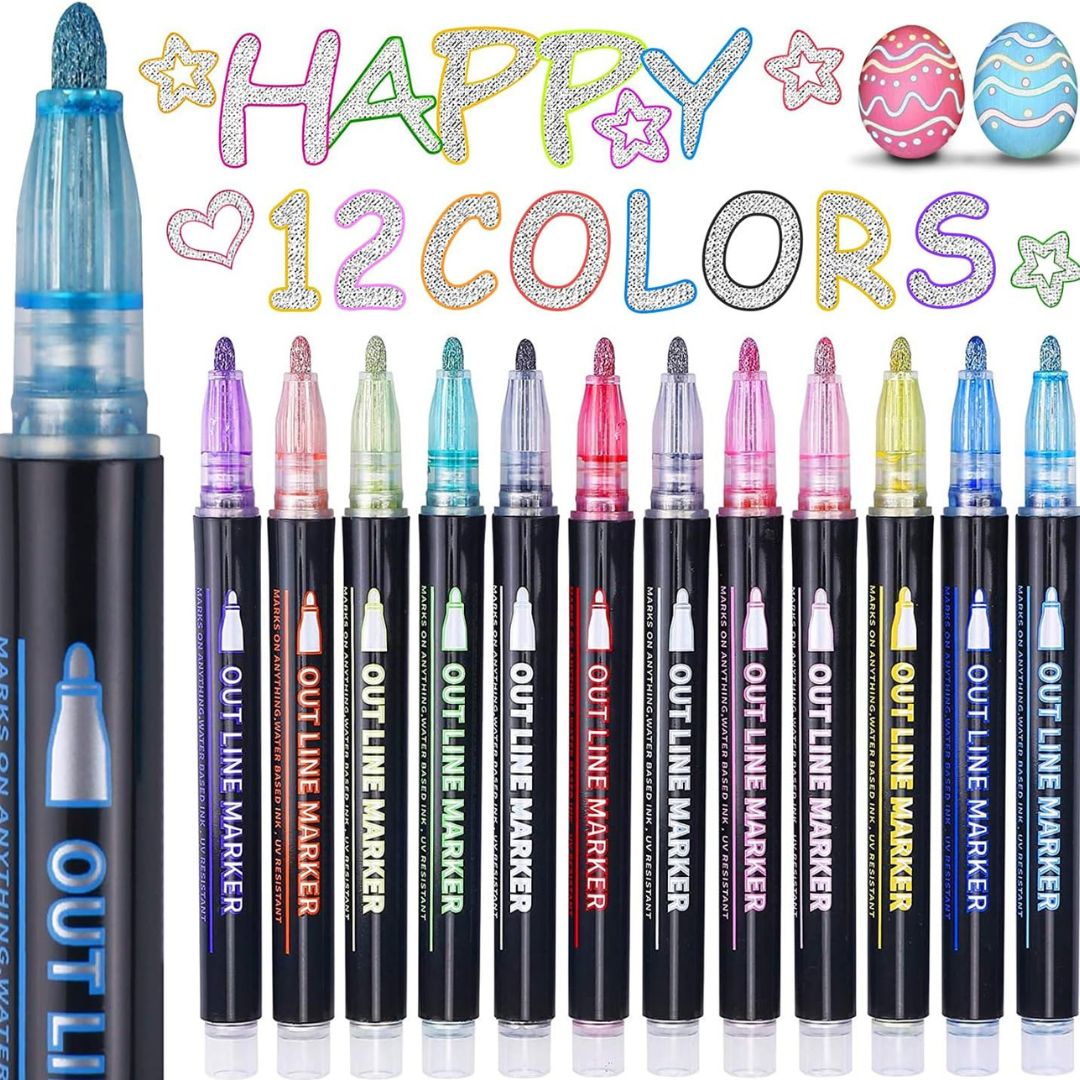 Fine Point Marker Pens Set