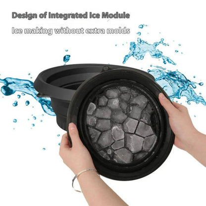 Collapsible Silicone Facial Ice Bath Bowl