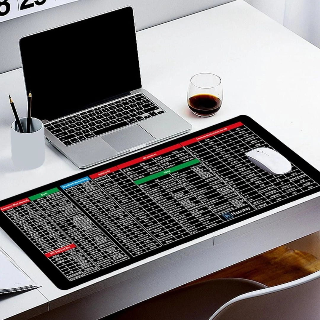Anti-slip Keyboard Pad with (Shortcut Key Patterns)