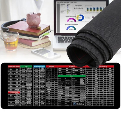 Anti-slip Keyboard Pad with (Shortcut Key Patterns)