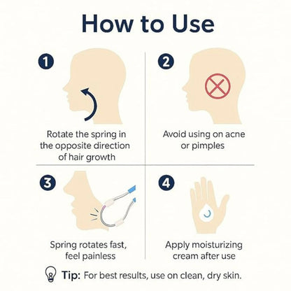 Spring Facial Epilator