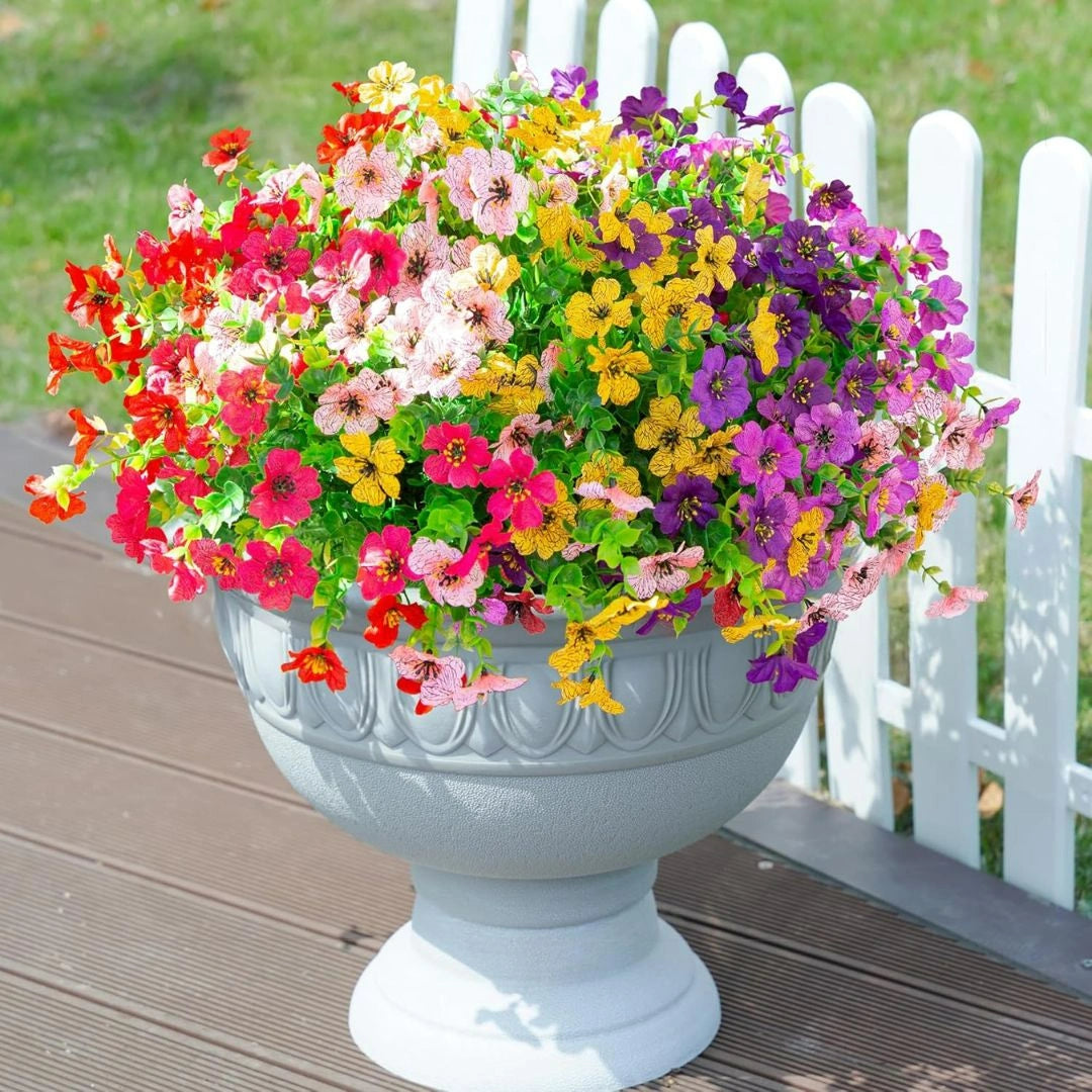 Outdoor/Indoor UV Resistant & Waterproof Artificial Flower Decor