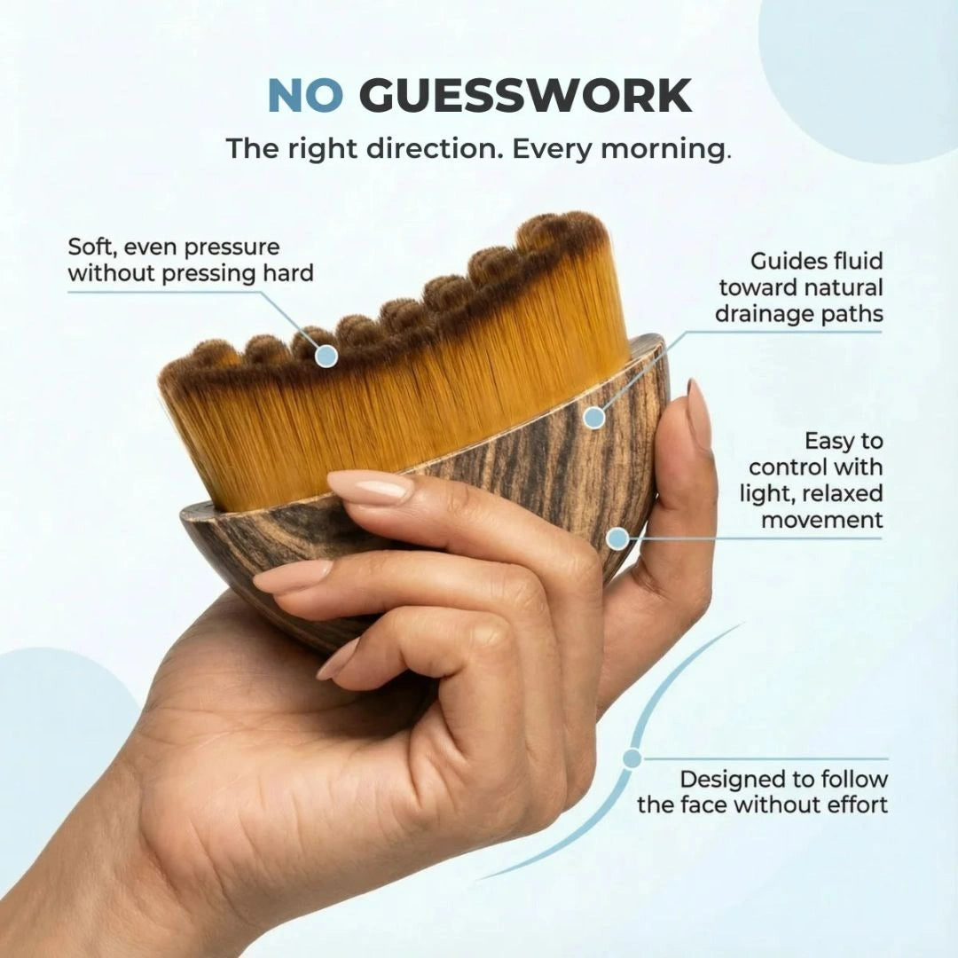 Face contour brush