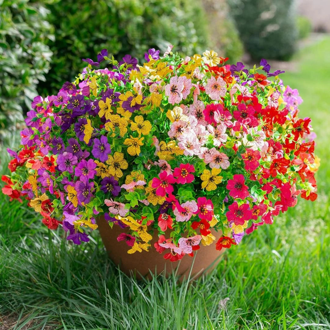 Outdoor/Indoor UV Resistant & Waterproof Artificial Flower Decor