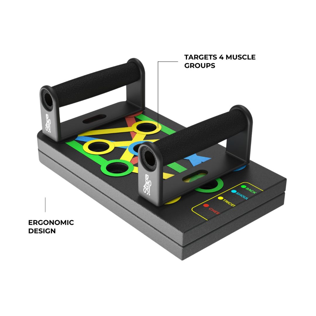 Multipurpose (16 in 1) function Push Up Board