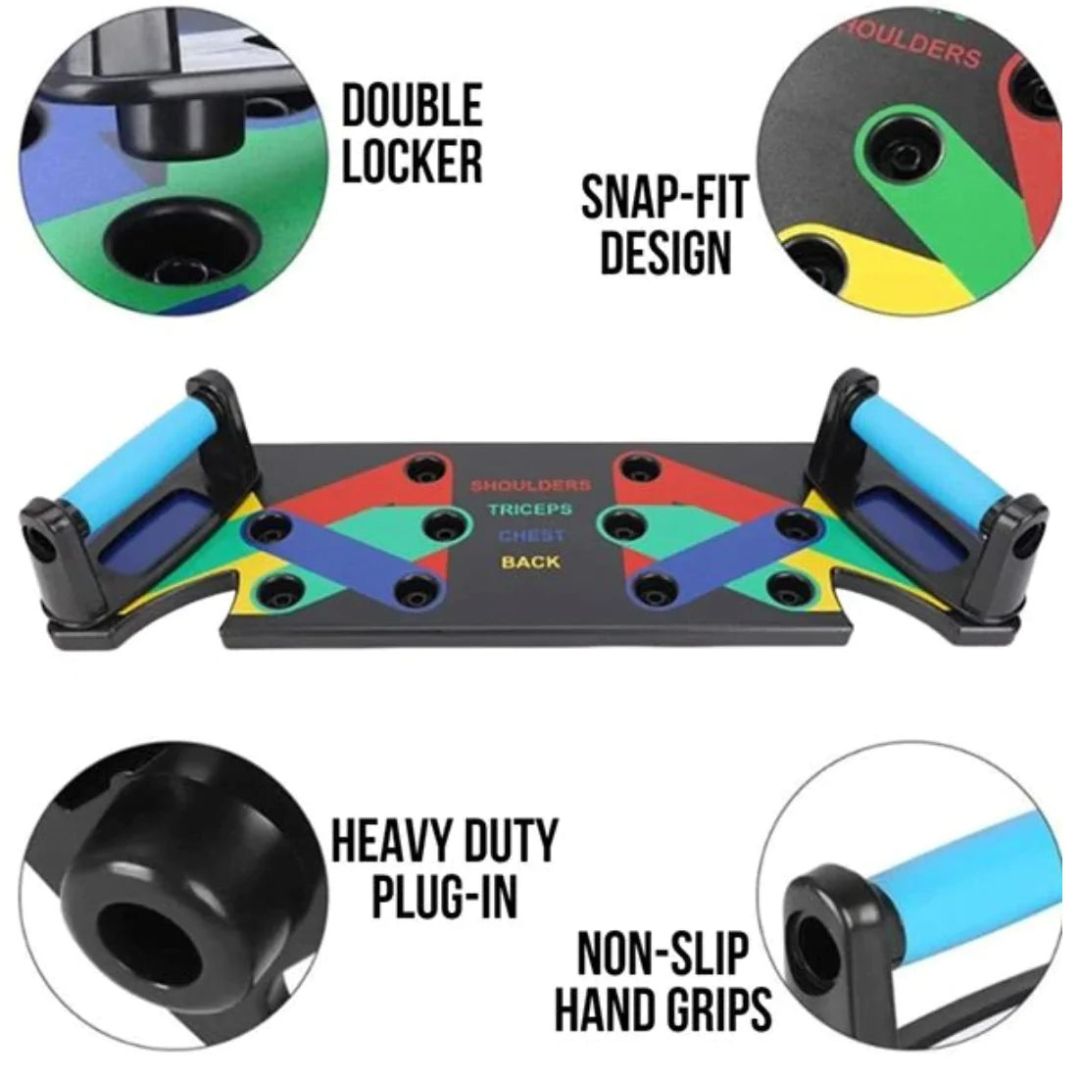 Multipurpose (16 in 1) function Push Up Board