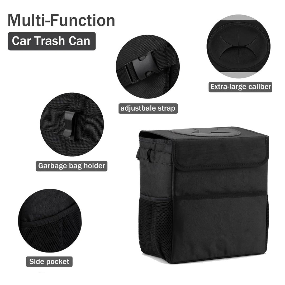 Waterproof Car Trash Can with Lid