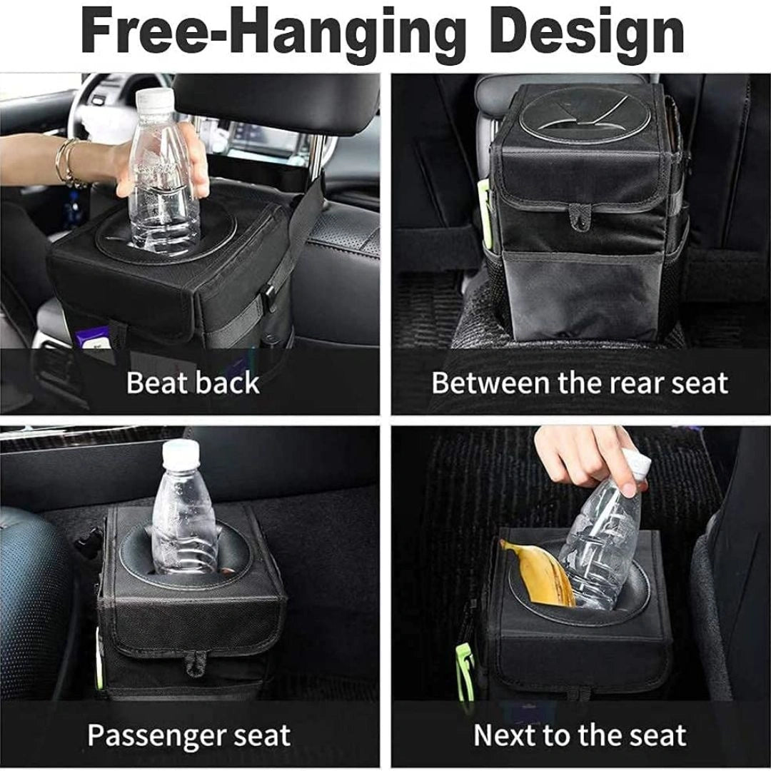 Waterproof Car Trash Can with Lid